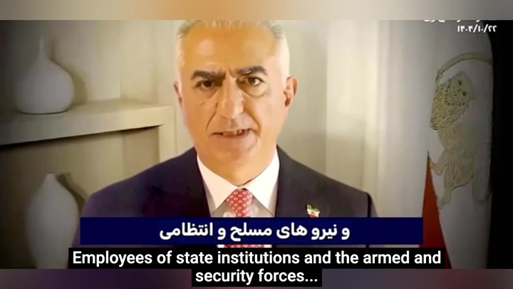 Iranian state TV hacked to broadcast message from exiled prince