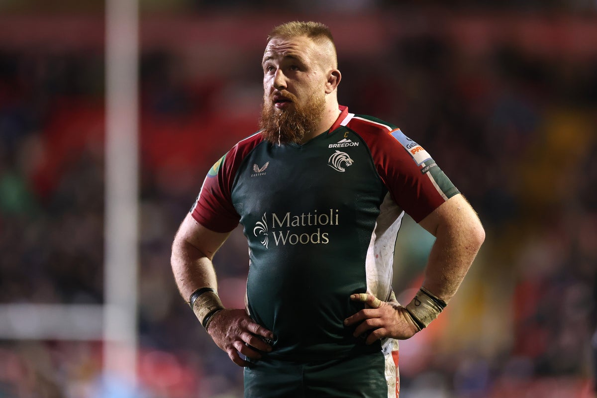 Joe Heyes enjoys Six Nations clash with Leicester City team-mate Nicky Smith