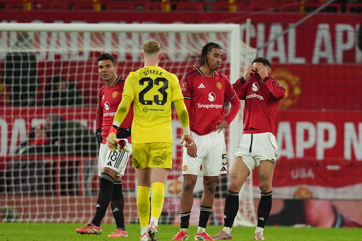 Manchester United are knocked out of the FA Cup by Brighton, ending their hopes of winning the season