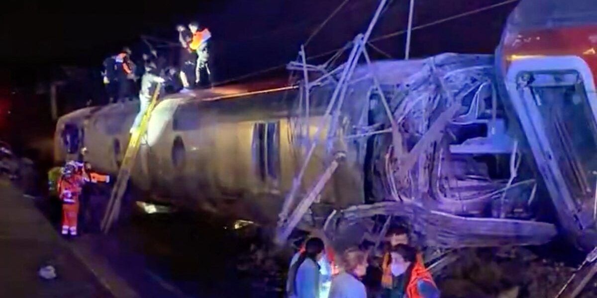 Map: Location of Spanish high-speed train collision