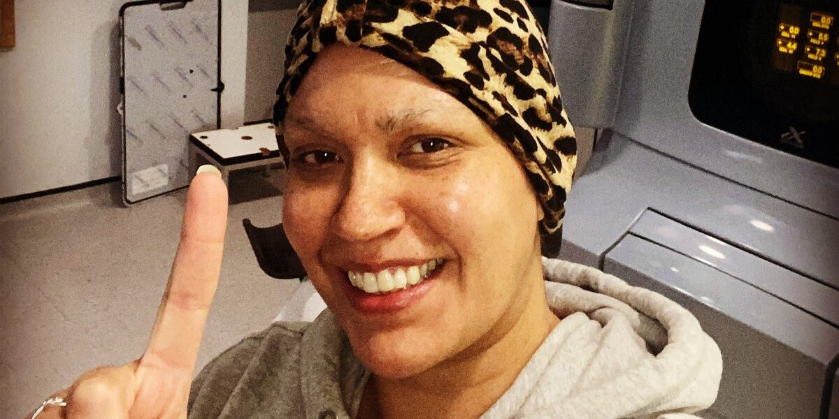 Mum diagnosed with breast cancer after suffering pain during hot yoga class
