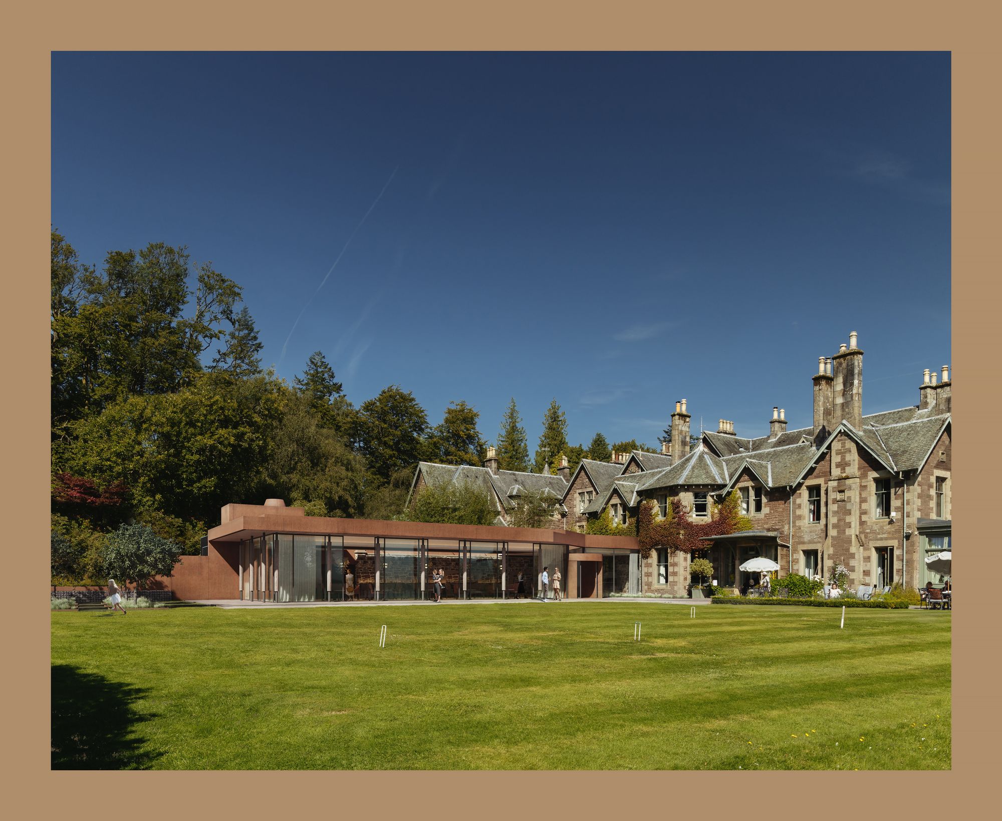 Renderings of the new glass-walled restaurant