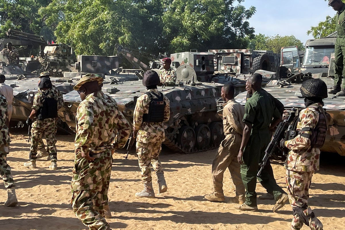 Nigerian air force kills more than 40 militants who gathered on canoes in Borno state