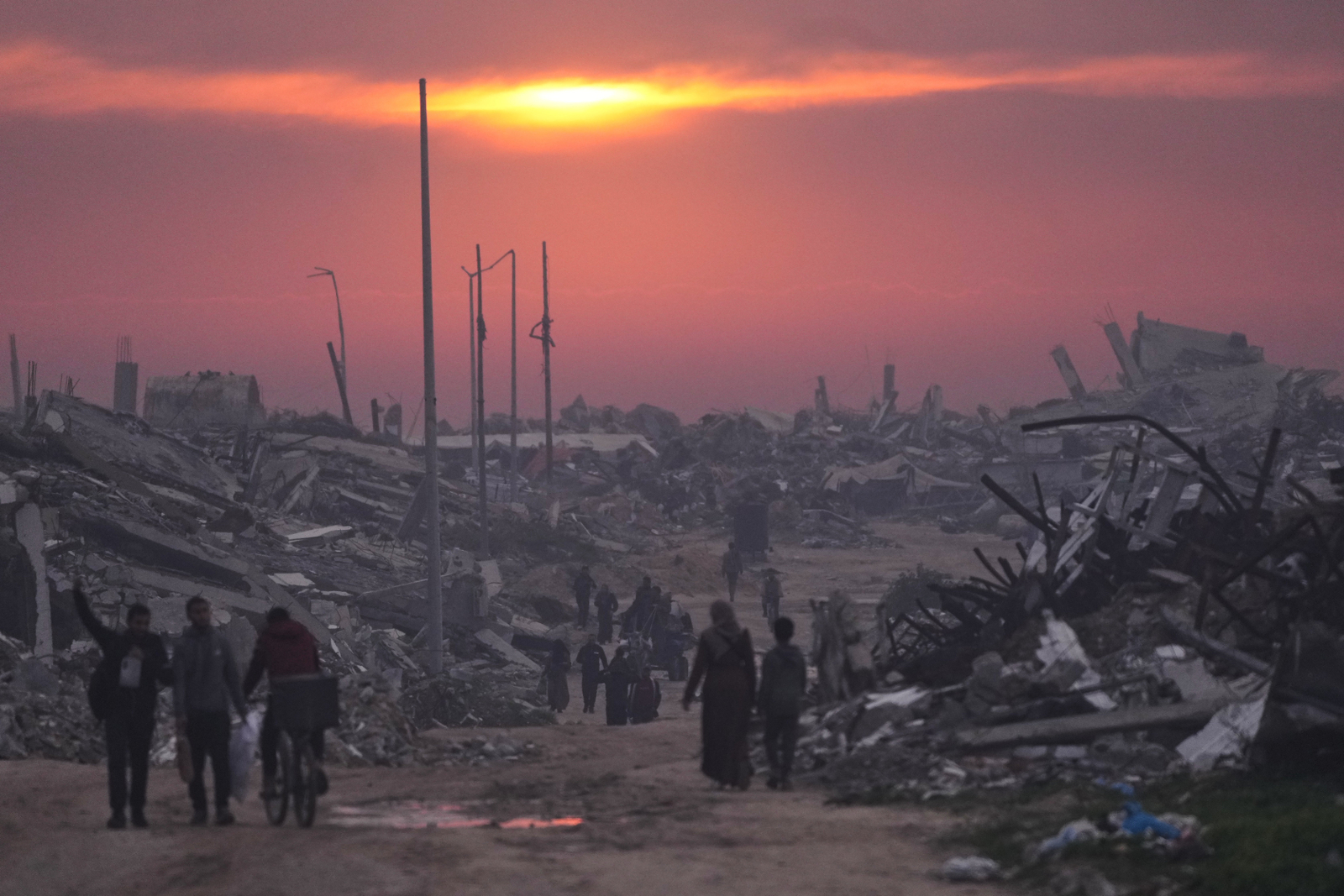 The United Nations estimates that it will take at least 2040 to rebuild Gaza
