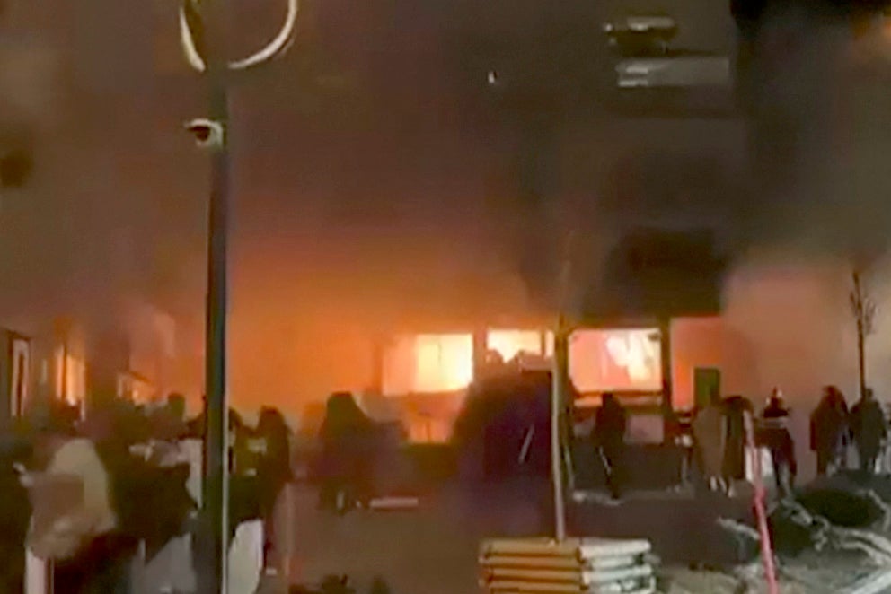 Authorities have ruled out the fire as an