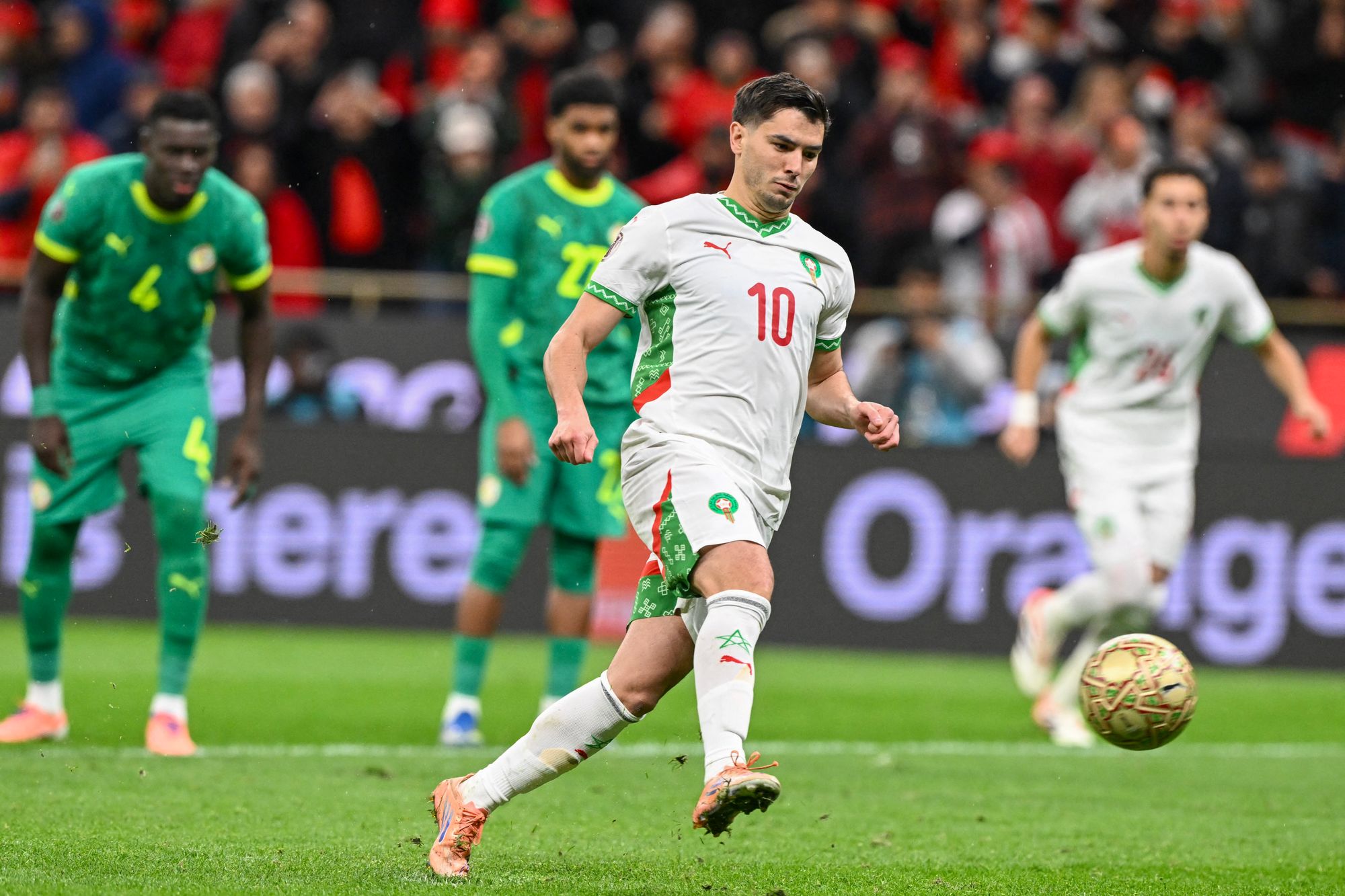 Brahim Diaz missed a penalty kick in the 24th minute of stoppage time, missing out on a chance to win the Africa Cup of Nations final