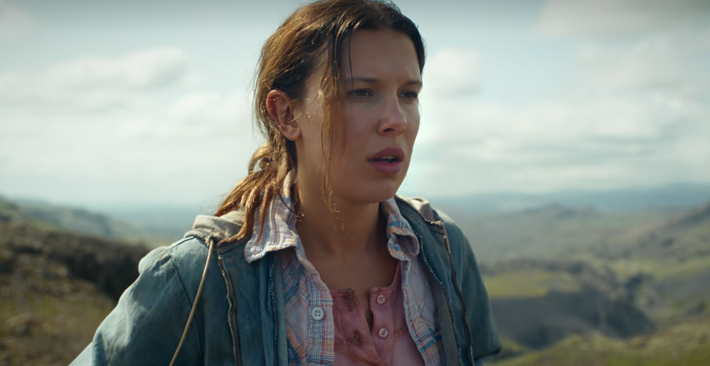 Eleven in the finale of Stranger Things