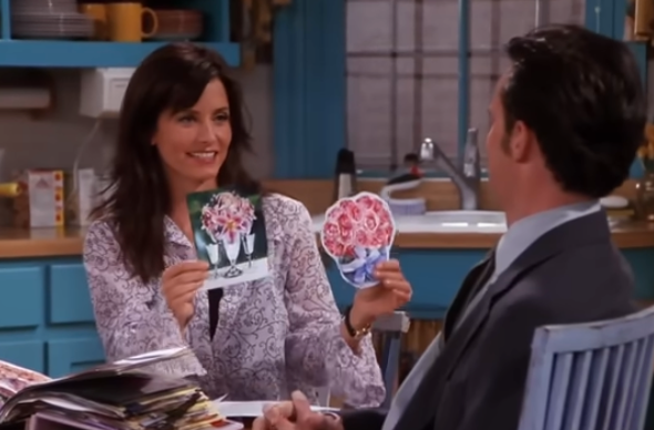 Monica Geller and Chandler Bing plan wedding on 'Friends'