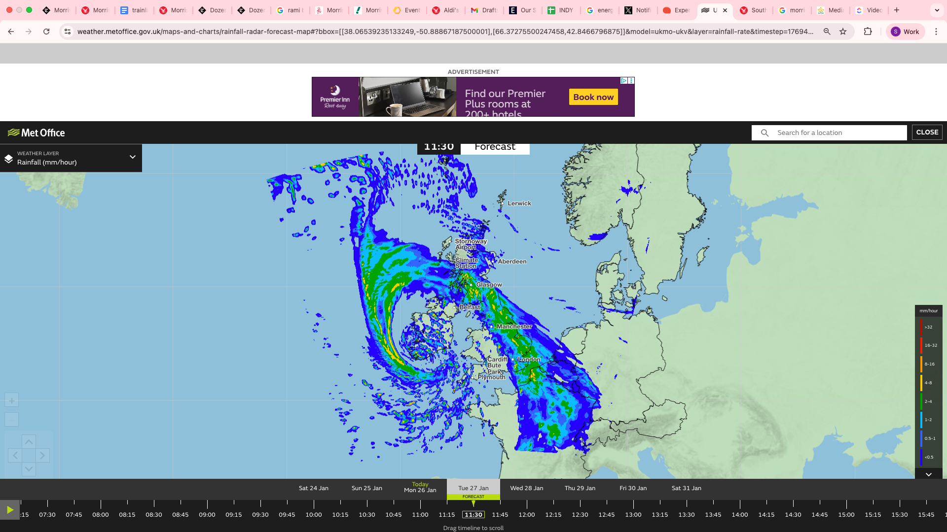 The Met Office predicts easterly winds will pick up early on Tuesday morning, bringing gusts of 60-70mph to eastern and northern Northern Ireland, with gusts reaching 75mph in some coastal areas
