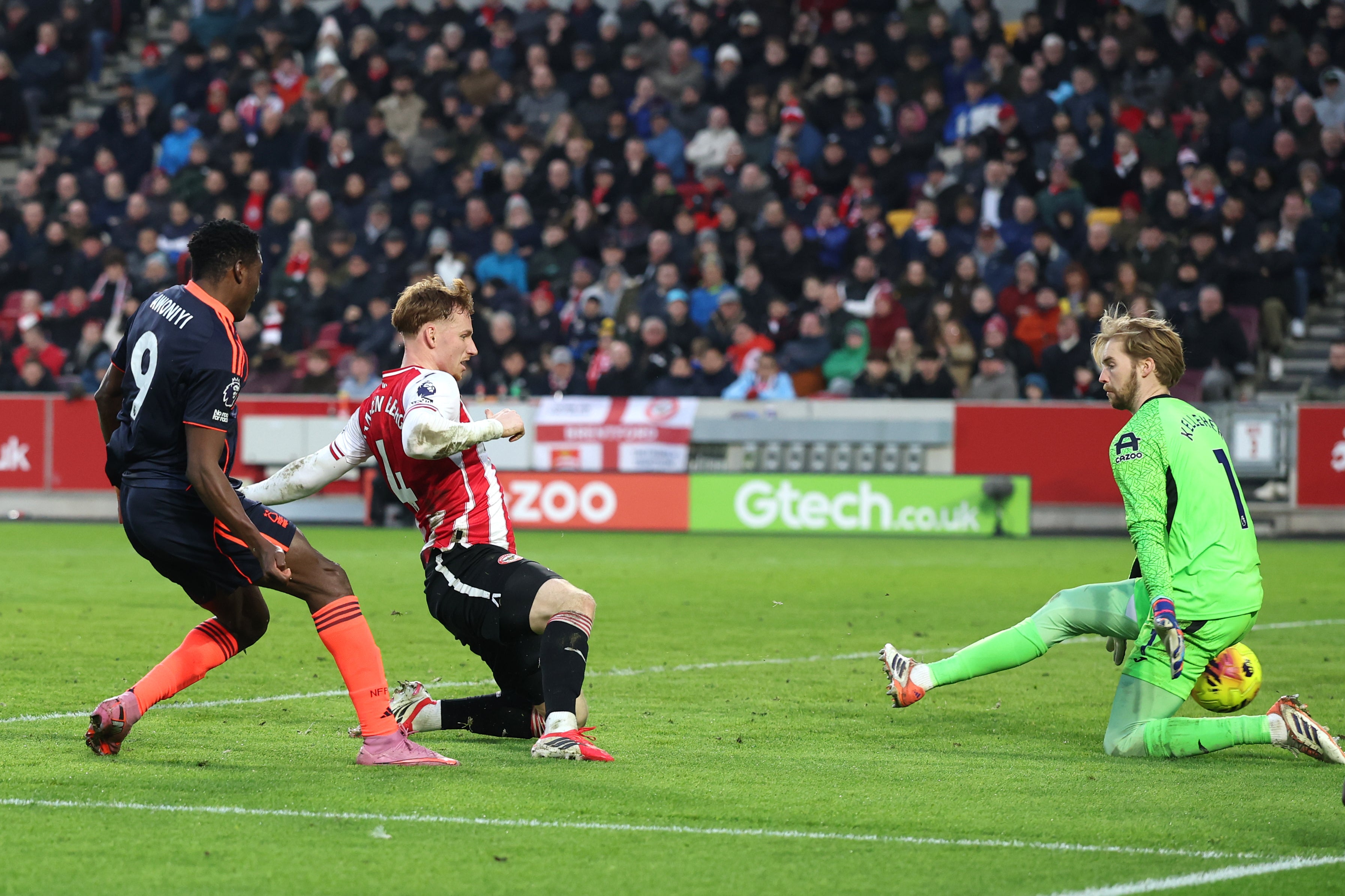 Taiwo Awoniyi played for the first time since a serious injury late last season
