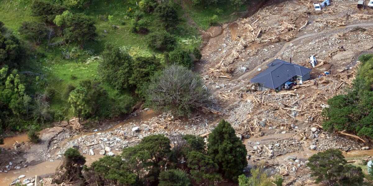 Teenager among six still missing after landslide at popular New Zealand campsite