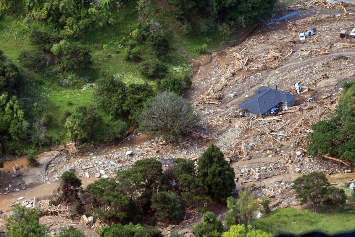 Teenager among six still missing after landslide at popular New Zealand campsite
