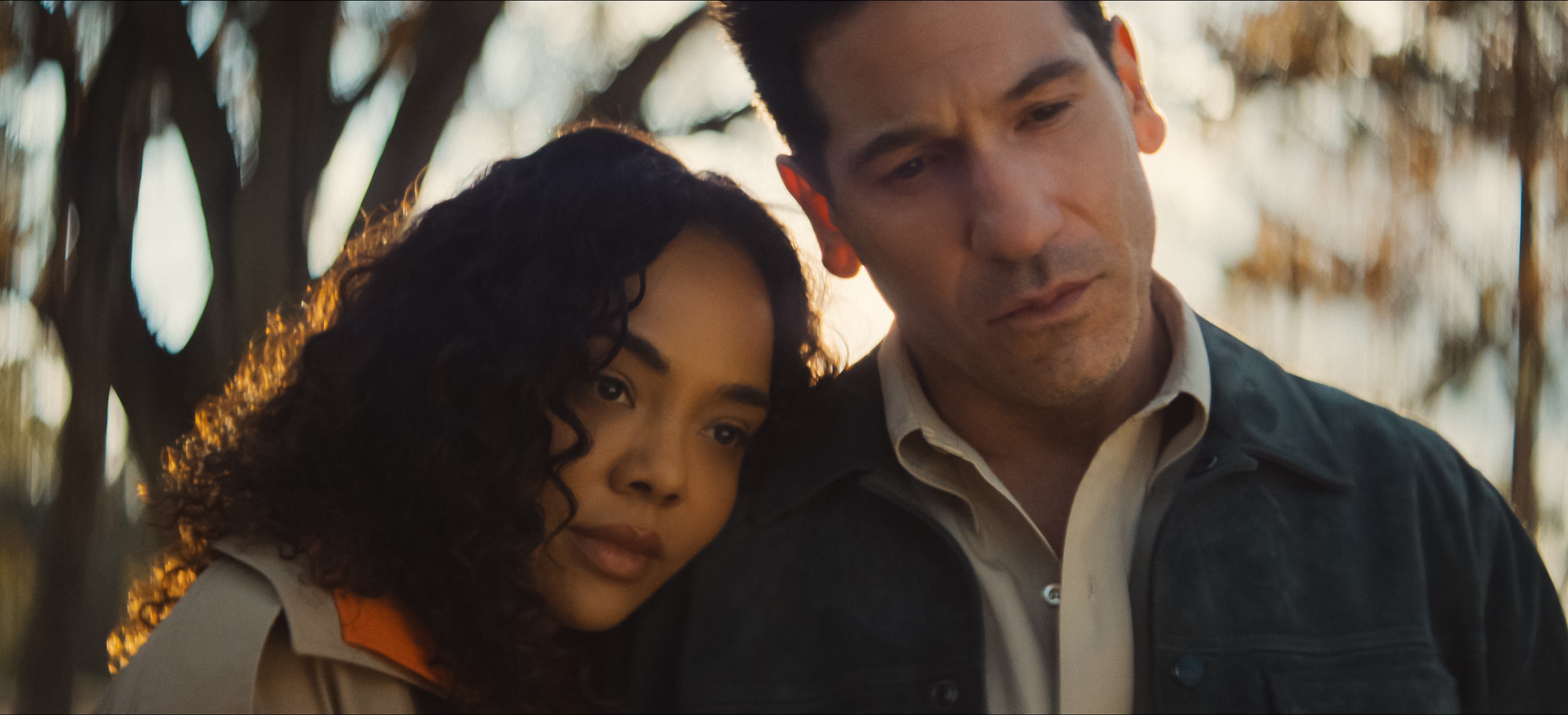 Tessa Thompson and Jon Bernthal star as estranged partners grieving the death of their young daughter in 'His & Hers'