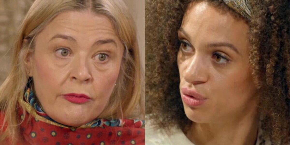 The Renegade star says she's 'not proud' of 'horrific' outburst in BBC series