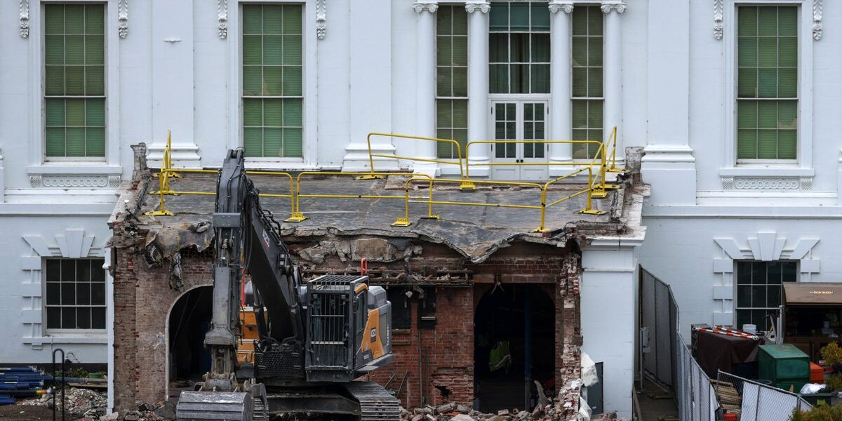 Trump reportedly has a secret plan to renovate another part of the White House