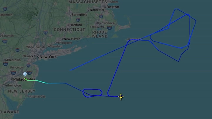 Trump's Air Force One forced to return from flight to Davos due to electrical issues