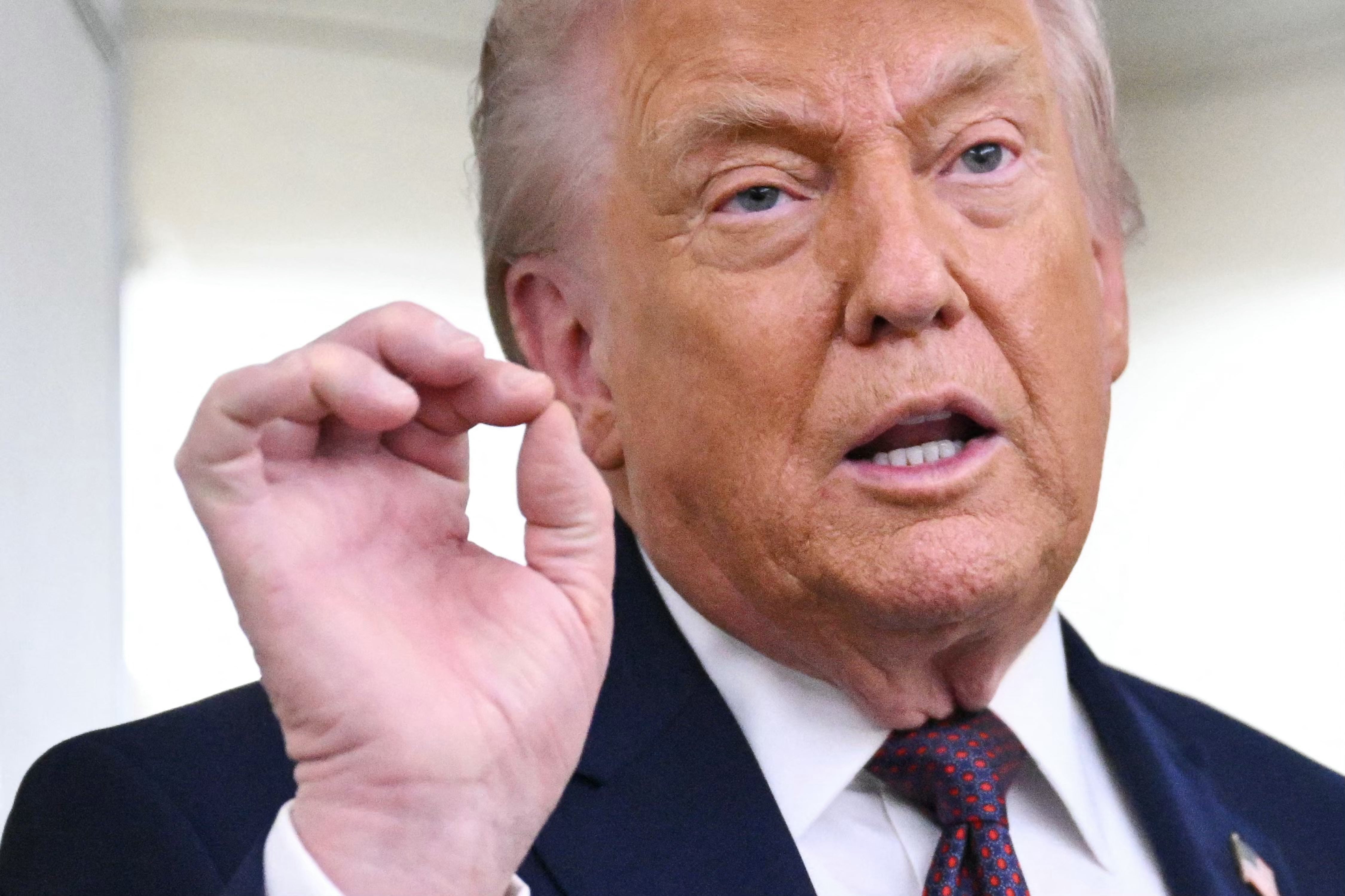 Trump's overall approval rating also fell to 38%, matching the lowest level of his term.