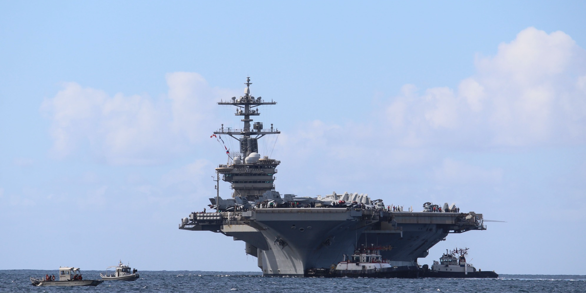 U.S. warships arrive in Middle East amid fears Trump may eventually order attack on Iran