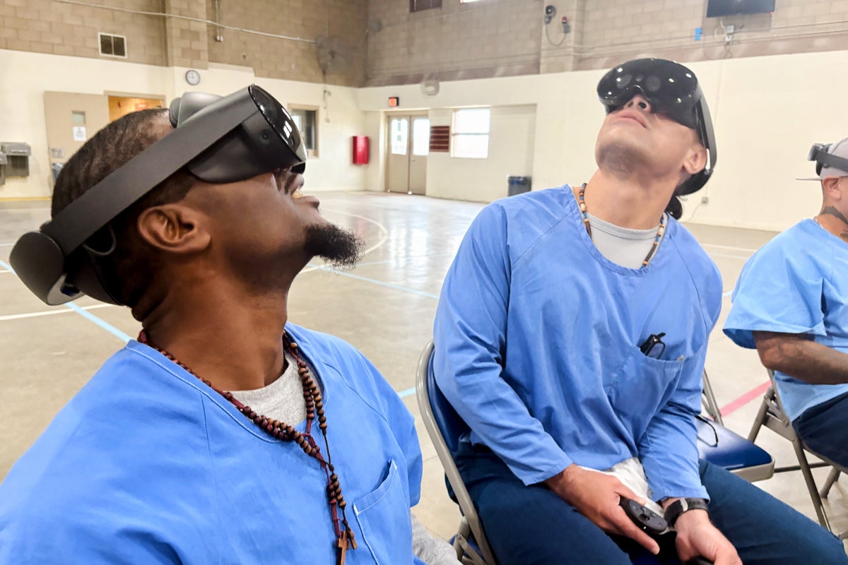 VR headsets are 'hope machines' inside California prisons, offering jailbreak and hands-on experience