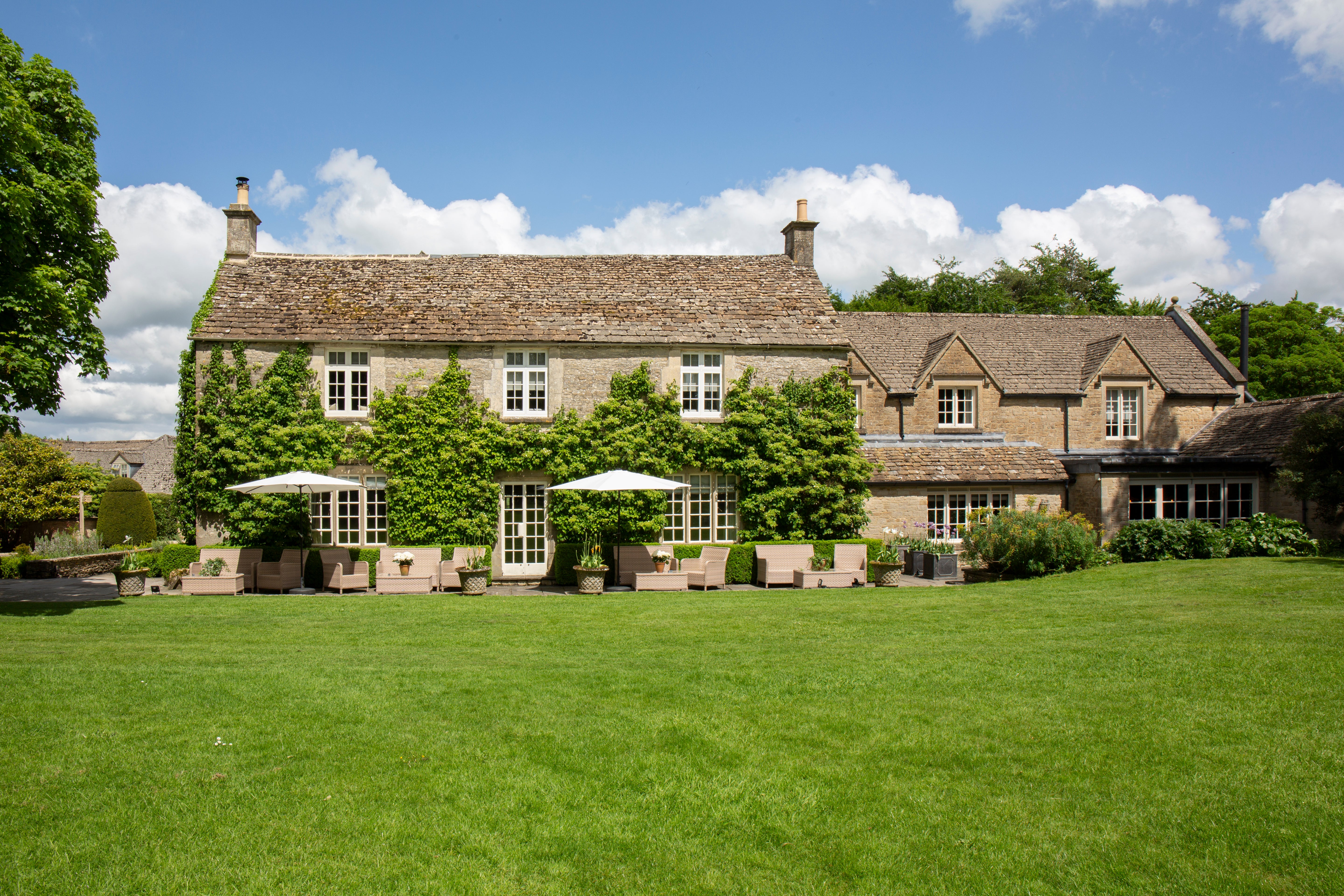 Calcot Manor near Tetbury has a spa but also activities for children