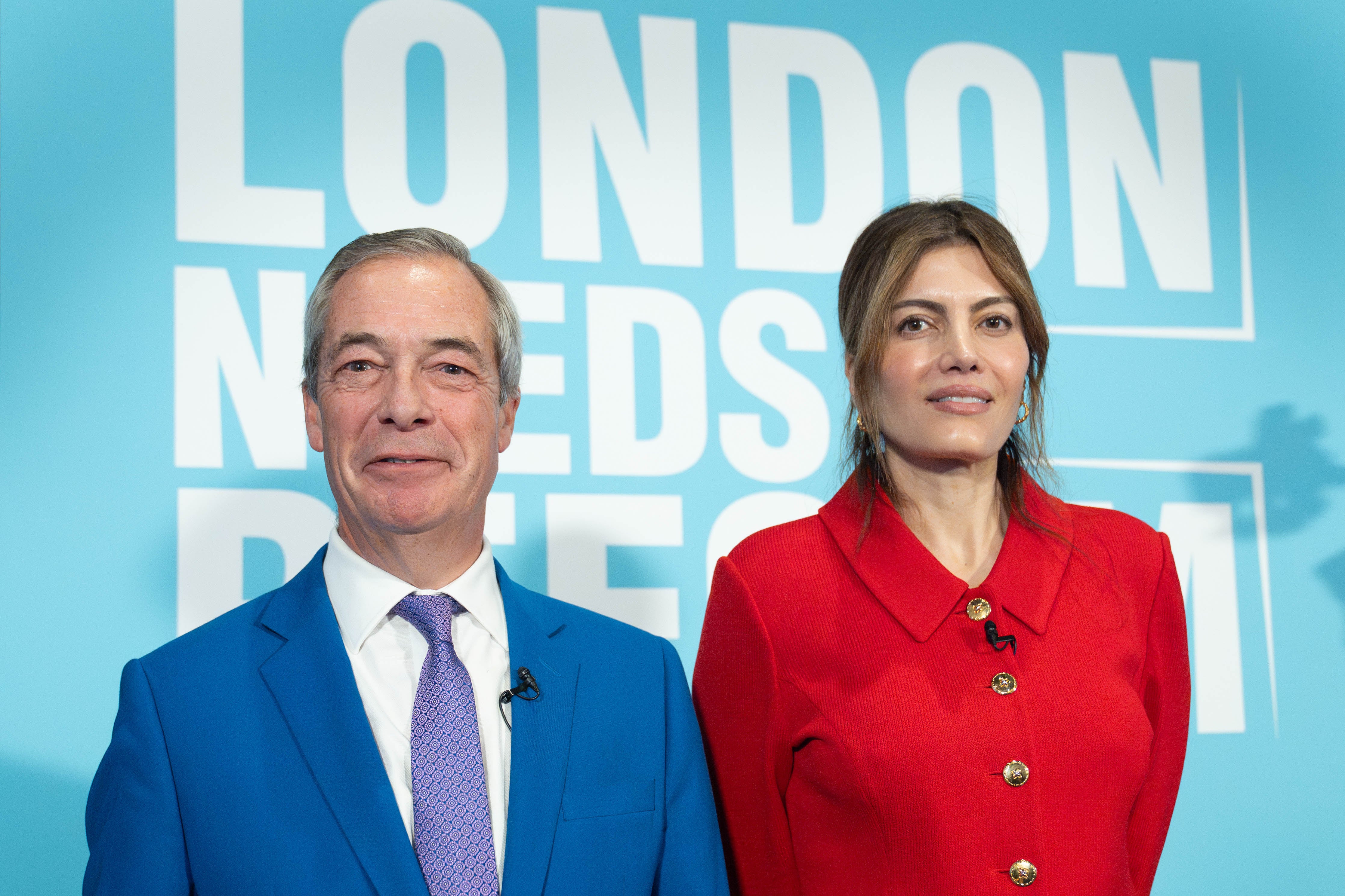 Nigel Farage is expected to unveil the leader of the UK Reform Party in Scotland next week after naming Ms Cunningham (right) as the party's London mayoral candidate