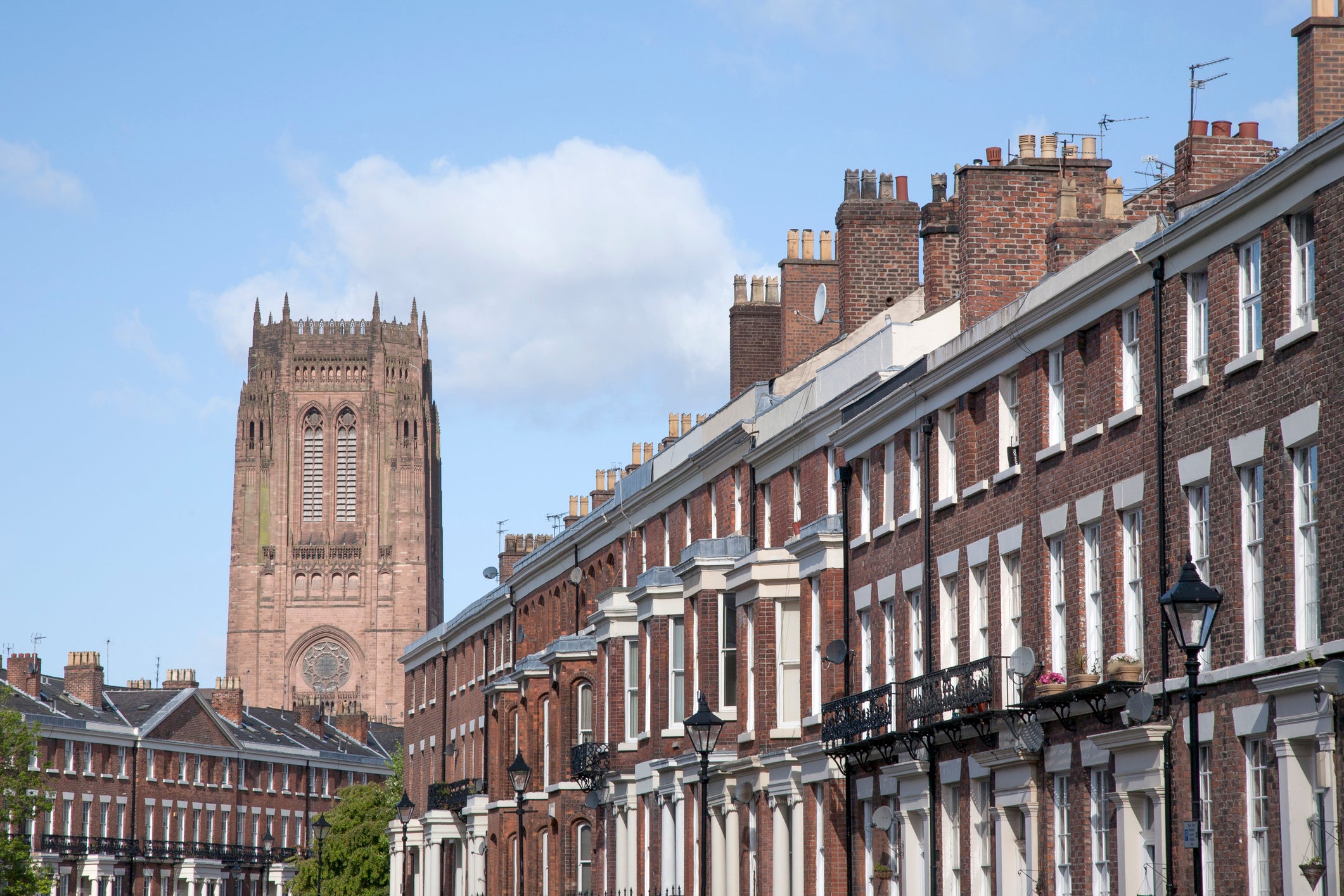 Liverpool Anglican Cathedral, overlooking the Georgian Quarter
